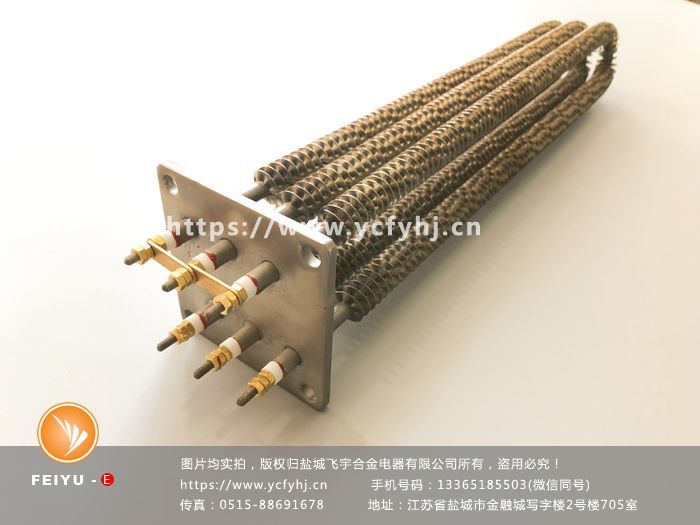 方形法蘭翅片加熱管實拍照片，盜用必究